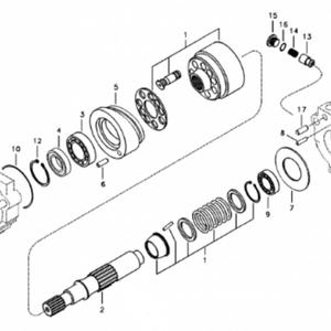 Motor de Ventilador para Excavadora Belparts E325C, Bomba de Ventilador 179-9778 - Product Image 2