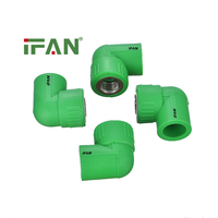 Raccord PPR IFAN, accessoires en polypropylène, coude PPR fileté femelle