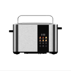 독립적 인 터치 스크린 제어 카운트 다운 및 6 음영 설정 스마트 <span class=keywords><strong>2</strong></span> 슬라이스 디지털 토스터 음소거 6 빵 유형 호환성 - Product Image 2