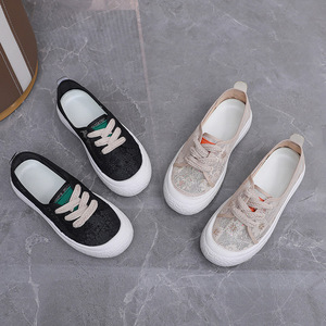 Nuove <span class=keywords><strong>scarpe</strong></span> estive in maglia da donna <span class=keywords><strong>scarpe</strong></span> casual slip-on traspiranti in pizzo alla moda <span class=keywords><strong>scarpe</strong></span> da pescatore con <span class=keywords><strong>lacci</strong></span> completamente abbinate - Product Image 3