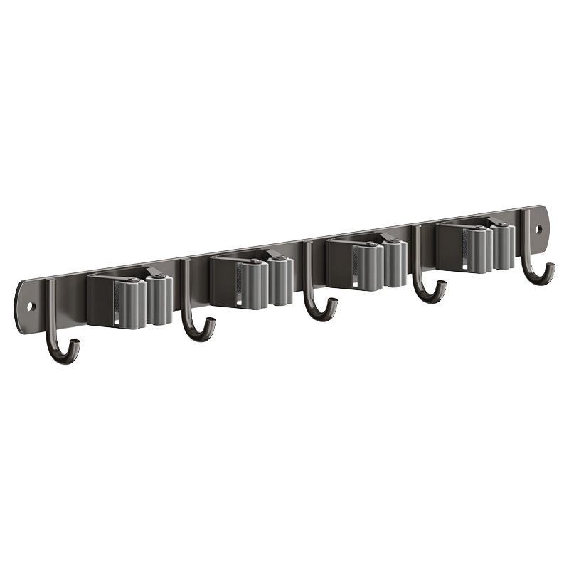1 Piece Metal Multifunctional Mop Holder
