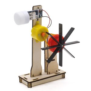 Kit de générateur de turbine hydraulique éducatif OKYN-G6617, modèle d'assemblage en bois pour l'éducation en physique et en ingénierie STEM - Product Image 1
