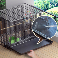 Grande cage à oiseaux en métal pour perroquets, pigeons, mynas, perruches, calopsittes, cage à oiseaux en fil de fer pour l'élevage de grands oiseaux