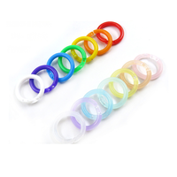 Clips de reliure en plastique colorés en gros |   Anneaux de reliure de 15/30/40/50 mm pour la papeterie de bureau et le scrapbooking DIY