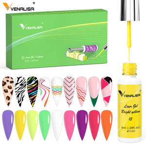 VENALISA-Kit de vernis à ongles professionnel, 7 couleurs, gel <span class=keywords><strong>halal</strong></span>, vernis à ongles permanent, 8ml - Product Image 1