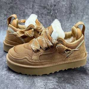 Botas de Nieve JiuZhou 2026, Diseño Personalizado, Parte Superior de Cuero Premium, Amortiguación, Estilo Retro, Duraderas, para Hombre y Mujer, Cálidas con Lana - Product Image 1