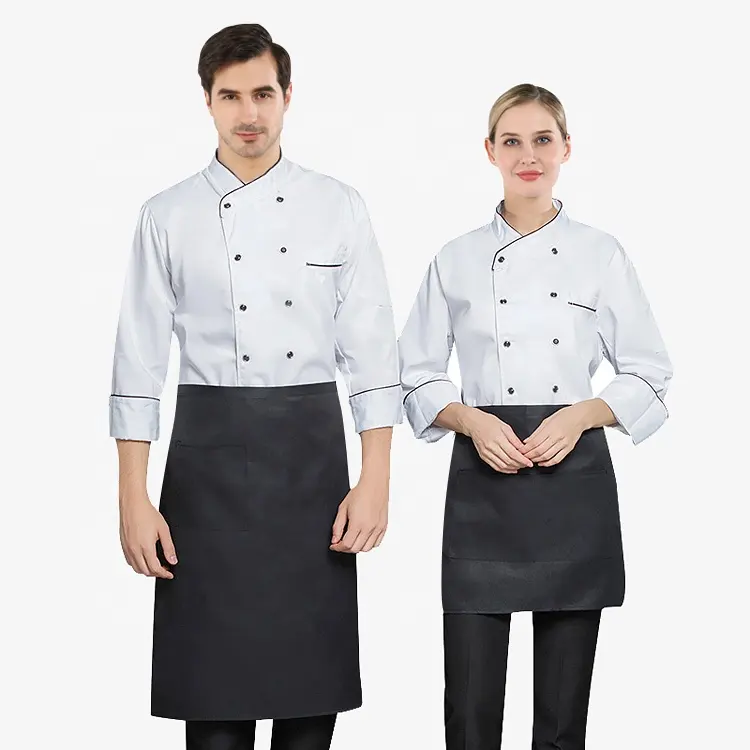 Designs cozinhar uniforme do chef italiano executivo do casaco da pizza uniforme
