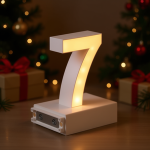 <b>Led</b> Light <b>Number</b> 7 3.7 In 3000K Decorative Lighting Magnetic Battery Operated Modern Style - Product Image 2