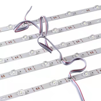Bande lumineuse LED 12V pour boîte à lumière rétroéclairée, barre lumineuse LED SMD2835 3030 avec diffuseur et lentille