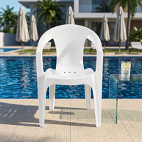 Ensemble table et chaises d'extérieur en plastique, empilable, résistant aux intempéries, portable, pour les foires gastronomiques et les festivals de bière