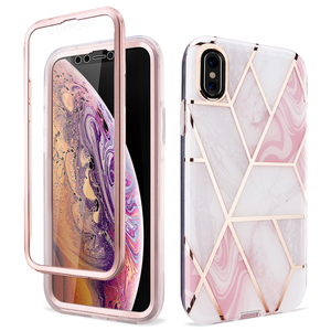 2020เคสโทรศัพท์มือถือลายหินอ่อนจากโรงงานใหม่สำหรับ iPhone XS MAX เคสโทรศัพท์มือถือ TPU กันกระแทกพร้อมอุปกรณ์ป้องกันหน้าจอ - Product Image 5