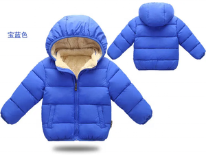 Veste <span class=keywords><strong>d</strong></span>'hiver en duvet imperméable à capuche personnalisée pour enfants garçons filles vêtements <span class=keywords><strong>d</strong></span>'extérieur épais et chauds veste respirante à bouffant - Product Image 3