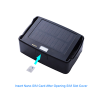 Traceur GPS G55 à énergie solaire, batterie, étanche IP67, 4G Android, anti-perte pour une autonomie illimitée et un suivi de localisation en temps réel