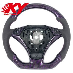 Volante Deportivo de Fibra de Carbono Personalizado para BMW M3 M4 M5 330i 335i 318i E60 E61 E62 E63 E64 E87 E82 E87 E93 E91 E92 - Product Image 1