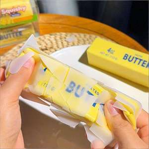 ของเล่นบัตเตอร์สควิชชี่บอลแบบใหม่ บีบแล้วคืนตัวช้า เนื้อโฟม EVA กรอบๆ บรรเทาความเครียด ของเล่น <span class=keywords><strong>ASMR</strong></span> ทำมือ สำหรับเด็กผู้ชายและเด็กผู้หญิง - Product Image 4