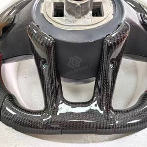 Volante Deportivo de Cuero y Fibra de Carbono con Pantalla LED para Mercedes-Benz <span class=keywords><strong>AMG</strong></span> W204 W205 W211 W203 W212 W176 W213 W222 C63 Clase G - Product Image 5