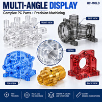 Pièces de précision personnalisées en polycarbonate (PC) usinées CNC, fraisage et tournage 3, 4 et 5 axes, fabricant