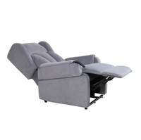 Fauteuil inclinable électrique en tissu, canapé inclinable motorisé pour personnes âgées, mobilier de salon
