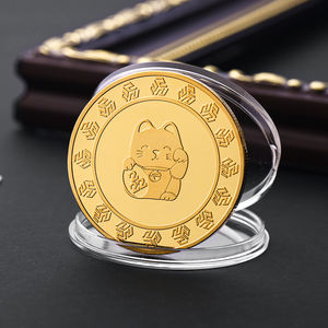 Logotipo personalizado oro brillante desafío gato monedas para <span class=keywords><strong>comprar</strong></span> - Product Image 3