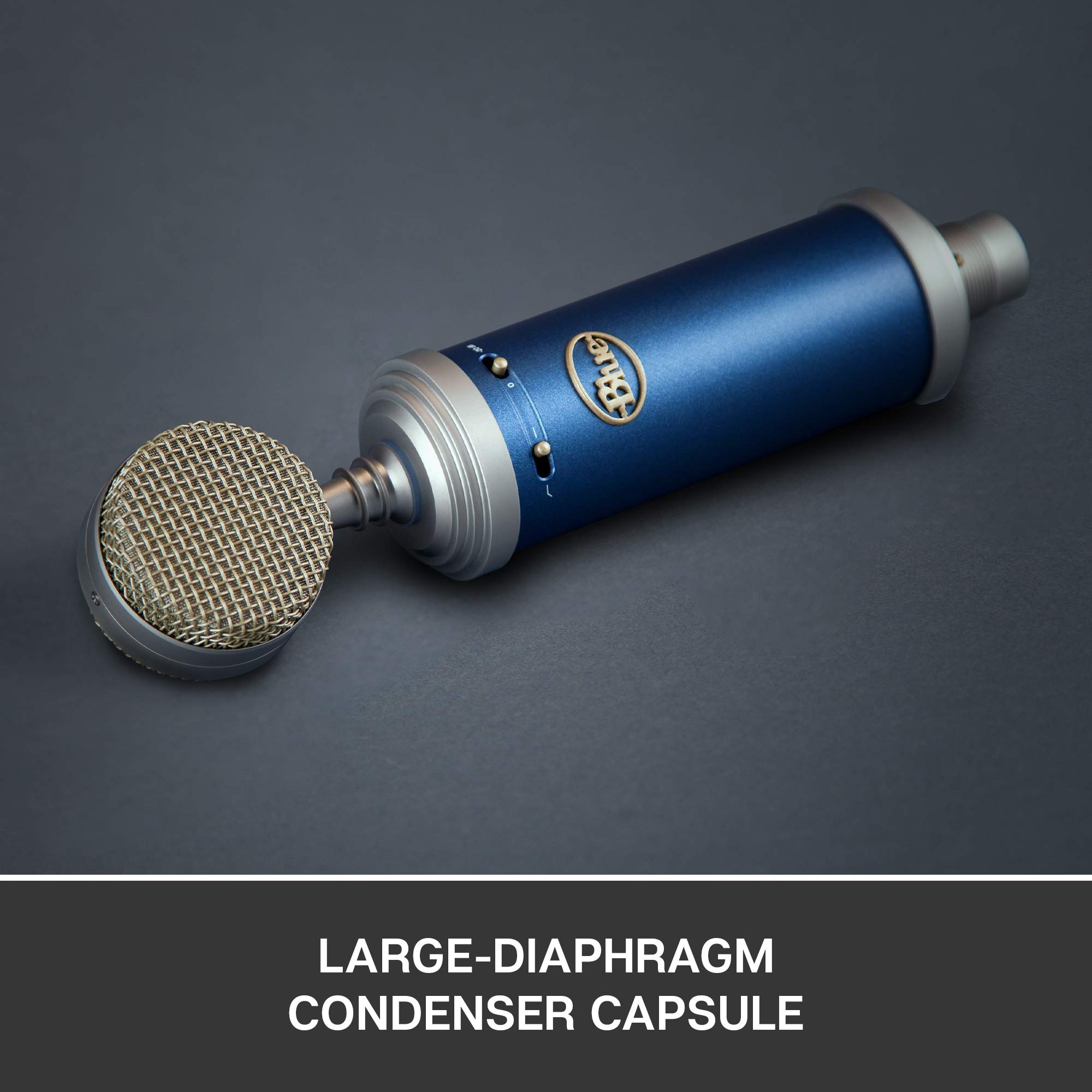 Microfone Condensador Cardioide Blue Bluebird SL para Gravação