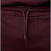 Ensemble de survêtements décontractés pour hommes en tricot d'automne, col rond, couleur bordeaux, coupe ajustée, 100% coton respirant, tissu 400g
