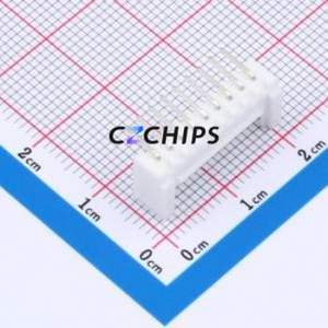 W200110K-9PW2113 Wire-to-Board Pin Header Bent Lead Through Hole,P=2mm Connector 1x9P 2mm Right Angle Insert HY - Product Image 2