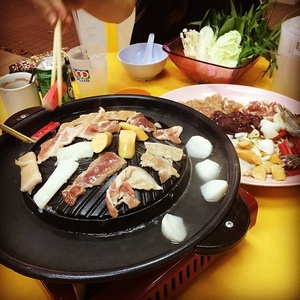 <strong>BBQ</strong> Grill <strong>Pan</strong> with Steam Boat - Product Image 2