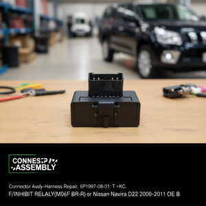 Conector de Reparación de Arnés, 6P1997-09-01 ~ 1998-08-01; T +KC; F/INHIBIT RELAY(M06F BR-R) para Nissan Navara D22 2000-2011 OE B - Product Image 3