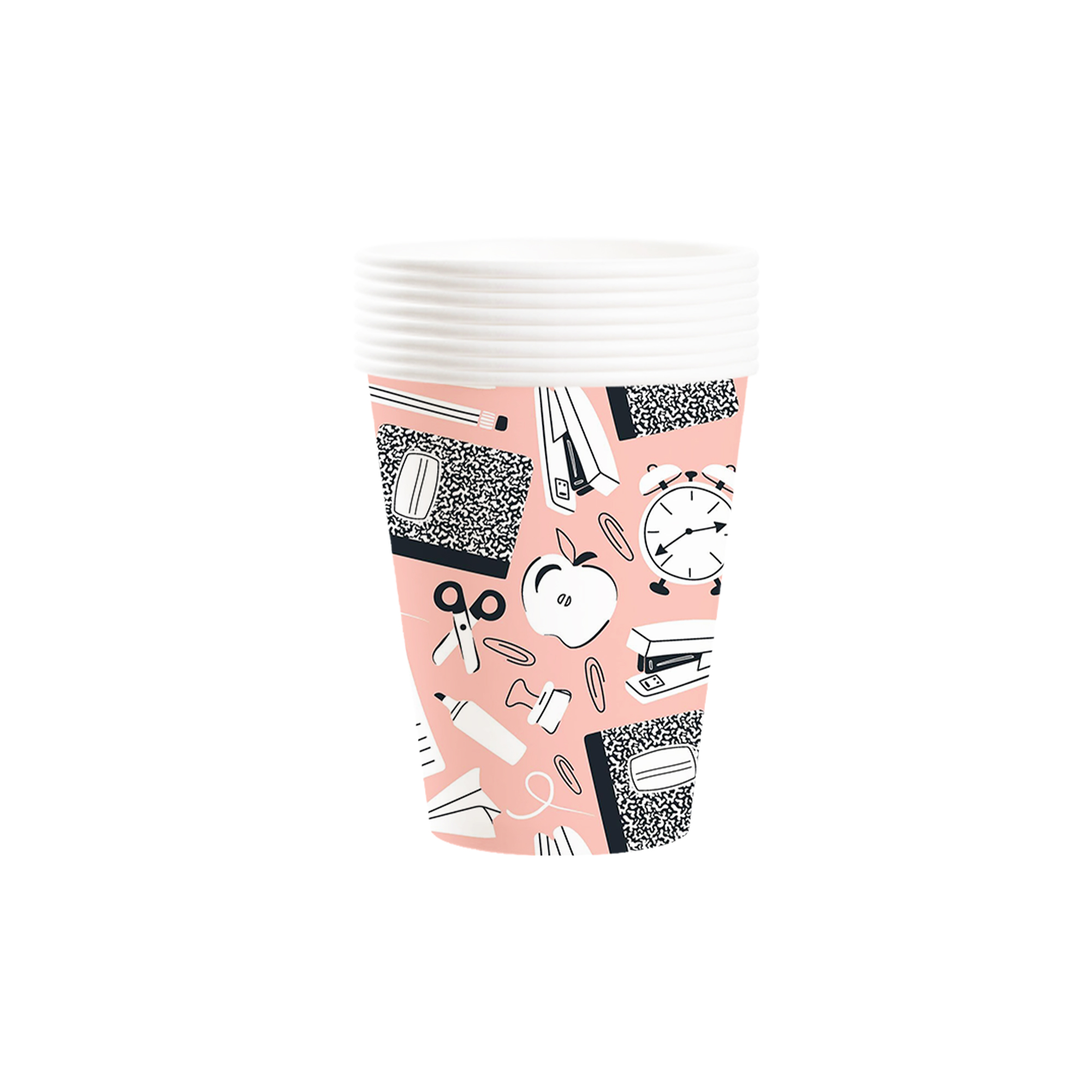 Vaso de papel de 9oz*8 unidades