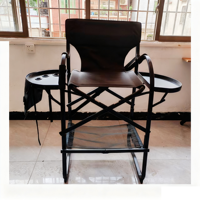 Chaise de maquillage pliable en aluminium sur mesure, fabriquée en Chine en 2025, pour le bureau, la pêche, la plage