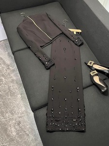 Blazer de manga larga y pantalones de traje para <span class=keywords><strong>mujer</strong></span> con logotipo personalizado 2024, <span class=keywords><strong>conjunto</strong></span> de dos piezas para oficina y bodas, <span class=keywords><strong>conjunto</strong></span> de chaquetas y pantalones - Product Image 4