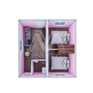 Casa Prefabbricata Pieghevole con <span class=keywords><strong>Struttura</strong></span> <span class=keywords><strong>Piramidale</strong></span> in Legno e Acciaio con Pannelli Sandwich per Ville - Product Image 4