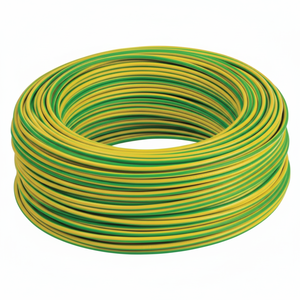 Cavo elettrico Unifilar FS17 6mmq sezione verde giallo 25 metri - Product Image 1