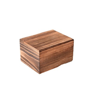 Rectangular Wooden Box Natural Wood Jewelry Storage Gift Packaging Heze Shandong Origin <b>Standing</b> Type General Packaging - Product Image 5