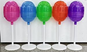 Groothandel Unieke Nieuwe Grote Heldere Lolly Vorm Plastic Capsule Voor Box Classic Speelgoed Verrassing Lolly Container - Product Image 4