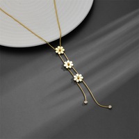 À la mode 18K Plaqué Or En Acier Inoxydable Shell Coeur Papillon Pendentif Collier Boucle D'oreille Ensemble Perle Bijoux pour Femmes Cadeau