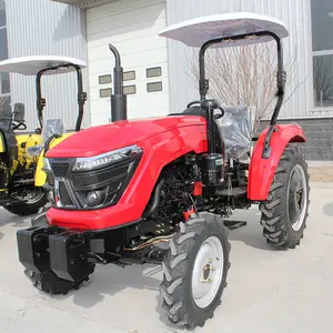 Hot Sale 50 HP 4 wd farming tractor with front loader and mower and slash