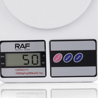 Balance de salle de bain électronique numérique intelligente RAF R.10015, affichage de la batterie faible, balance de poids corporel, vente en gros