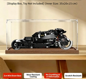 Vitrina Acrílica para <span class=keywords><strong>LEGO</strong></span> Technic 42239 Batmobile <span class=keywords><strong>Tumbler</strong></span>, Caja Antipolvo para Coleccionables de Modelos de Autos (NO Incluye el Modelo) - Product Image 1