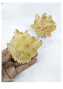 Citrine Point Family Cluster Quartz Carved Crystal Sculpture Reiki Healing Stone Home Decor <b>Gift</b> Collection Great Price - Product Image 3