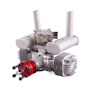 เครื่องยนต์แก๊ส Rcgf 40Cc T แบบสองสูบสำหรับเครื่องบินบังคับวิทยุรุ่น Gf-40T สำหรับใช้งานกลางแจ้ง โครงสร้างโลหะ - Product Image 3