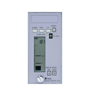 Monitor de Vibraciones RION UG-50 con Pantalla Digital, Alarma y Función de Reinicio para Uso Industrial - Product Image 1