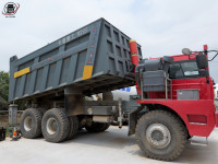 Camion benne minier Sinotruk Howo 6x4 neuf, 400ch, 430ch, 30m³, 35m³, 60t, 70t, pour charges lourdes dans les mines de charbon