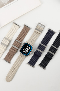 Cinturino in Nylon alpino con motivo a onda H per orologio <span class=keywords><strong>Apple</strong></span> <span class=keywords><strong>Watch</strong></span> Ultra 10 8 7 6 5 <span class=keywords><strong>4</strong></span> 3 - Product Image 6