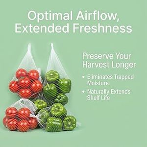 Huamaohengchun24inch Seafood Boil Bags Reusable,Seafood Bag <b>Mesh</b> for Clam Crab Crawfish,Boiling Bag for Vegetables,Potatoes - Product Image 2