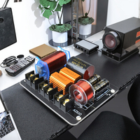 Divisor de Frecuencia Gertsound AD110 de 2 Vías, Red de Crossover de Audio para Agudos/Bajos, 8-10 Pulgadas, 300-500W, Cobre 4/8
