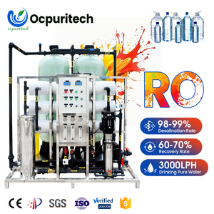 Système de filtration d'eau industriel 3 tonnes/heure, équipement d'osmose inverse automatique pour usine de boissons et d'aliments Sro-3t-a2-ds High - Product Image 4