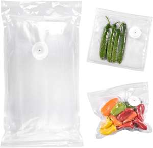 Bolsas Reutilizables para Envasado al Vacío Huamaohengchun, Clásicas de PE, Libres de BPA, Medianas (8 x 8 pulgadas), Resistentes a Olores, para Almacenamiento en Congelador - Product Image 2