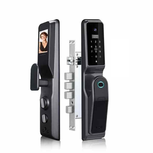 Serrure de porte intelligente étanche IP68 avec reconnaissance d'empreintes digitales, de veines palmaires et de visage 3D, WiFi, serrure électronique pour la sécurité à domicile - Product Image 3
