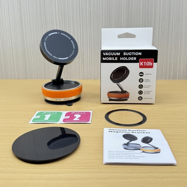 360° Rotatable Foldable Portable Strong Magnet Stand Vacuum Magnetic Phone Holder for Car